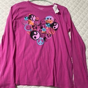 XXL girls long sleeve tee new!